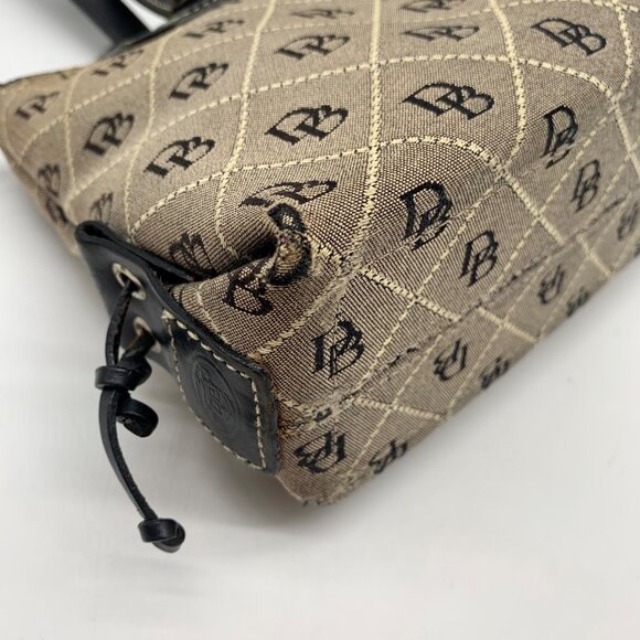 Dooney & Bourke Signature Canvas Tassel Shoulder Bag - Picture 7 of 11